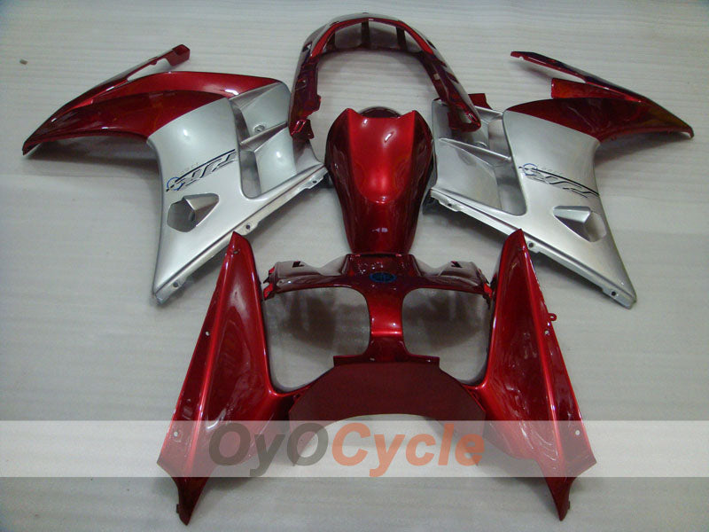 Fairing kit for 02-06 FJR1300 - Red Wine Color, Silver - Factory Style #OYO87906395