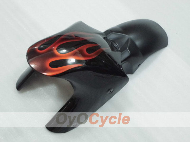 Injection Fairing kit for 97-07 YZF600R - Orange, Black - Flame #OYO87906406
