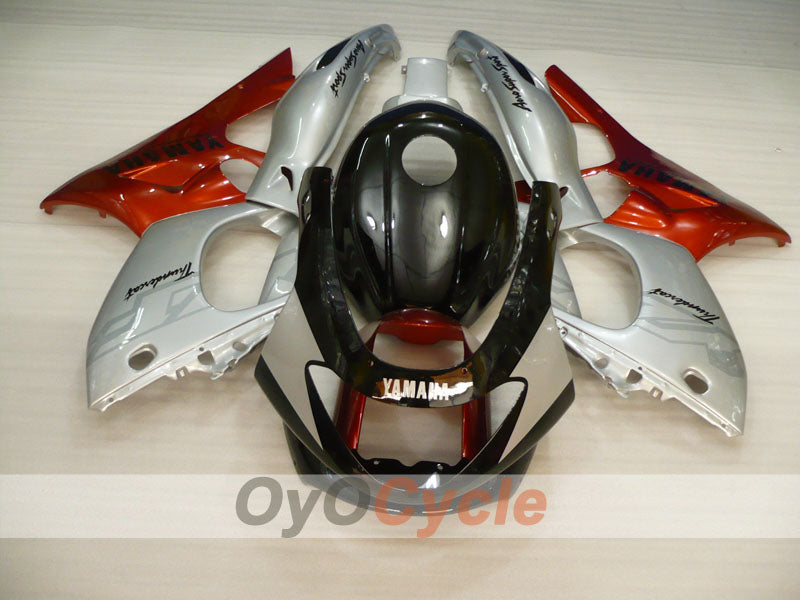 Injection Fairing kit for 97-07 YZF600R - Orange, Black, Silver - Factory Style #OYO87906407 Secondary image