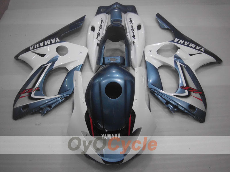 Injection Fairing kit for 97-07 YZF600R - White, Grey - Factory Style #OYO87906412