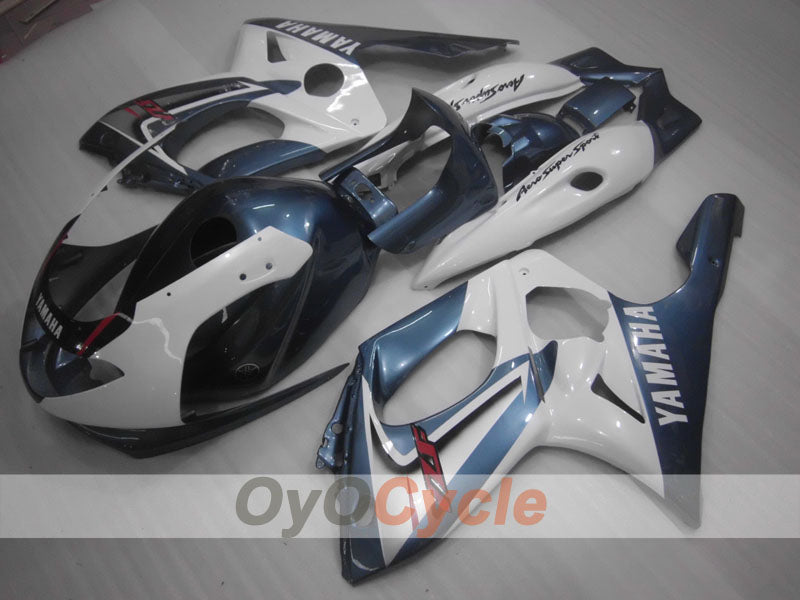 Injection Fairing kit for 97-07 YZF600R - White, Grey - Factory Style #OYO87906412