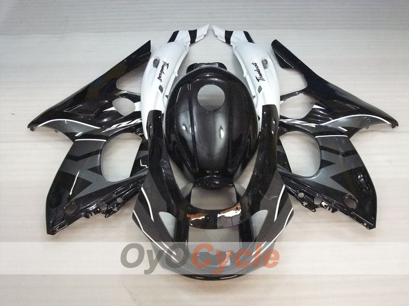 Injection Fairing kit for 97-07 YZF600R - White, Black - Factory Style #OYO87906418