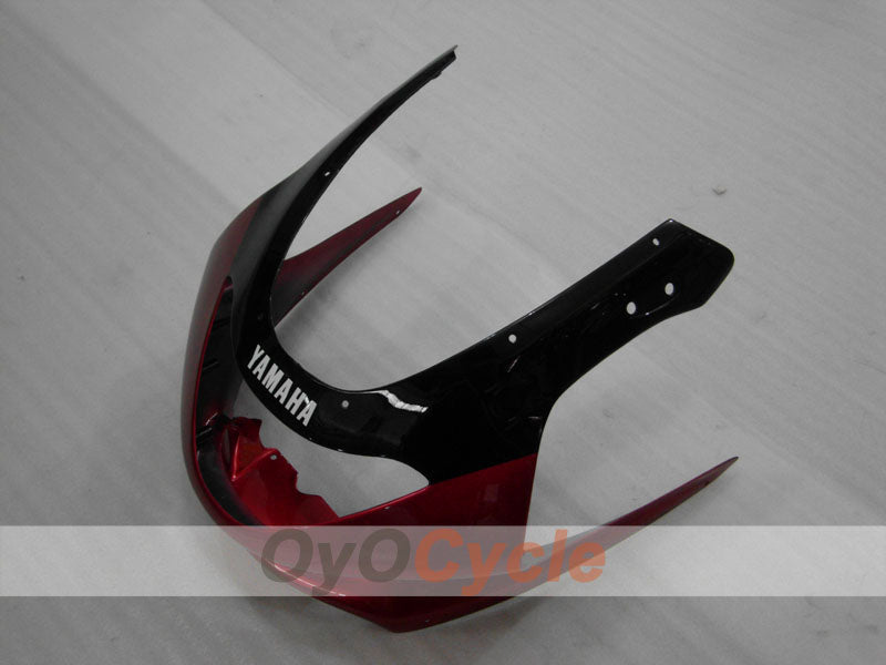 Injection Fairing kit for 97-07 YZF600R - Red Wine Color, Black - No sticker / decal, Factory Style #OYO87906421