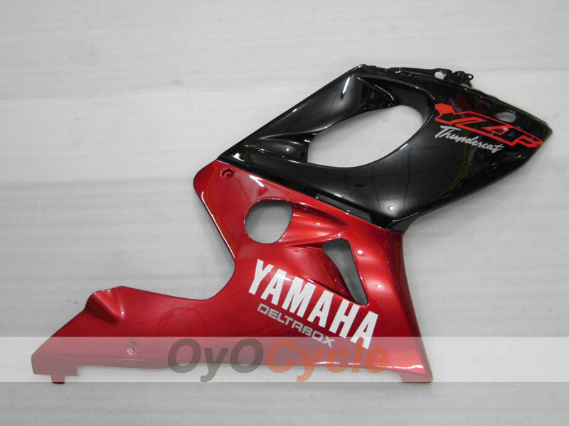 Injection Fairing kit for 97-07 YZF600R - Red Wine Color, Black - No sticker / decal, Factory Style #OYO87906421