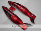 Injection Fairing kit for 97-07 YZF600R - Red Wine Color, Black - No sticker / decal, Factory Style #OYO87906421