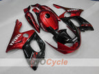 Injection Fairing kit for 97-07 YZF600R - Red Wine Color, Black - No sticker / decal, Factory Style #OYO87906421