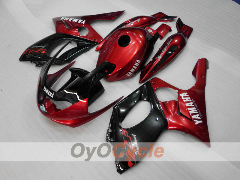 Injection Fairing kit for 97-07 YZF600R - Red Wine Color, Black - No sticker / decal, Factory Style #OYO87906421 Secondary image