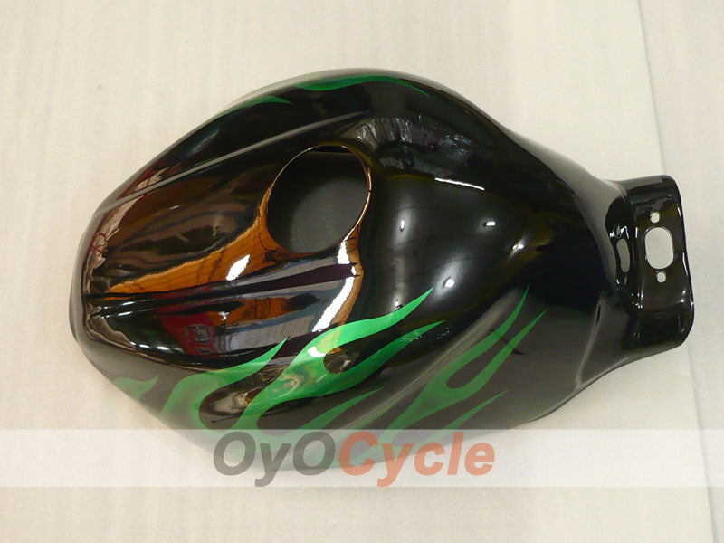 Injection Fairing kit for 97-07 YZF600R - Green, Black - Flame #OYO87906422