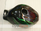 Injection Fairing kit for 97-07 YZF600R - Green, Black - Flame #OYO87906422