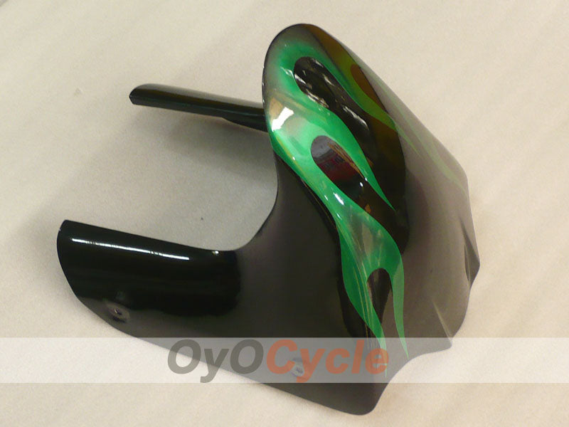 Injection Fairing kit for 97-07 YZF600R - Green, Black - Flame #OYO87906422