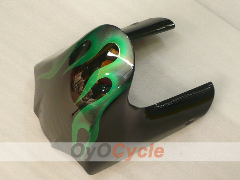 Injection Fairing kit for 97-07 YZF600R - Green, Black - Flame #OYO87906422