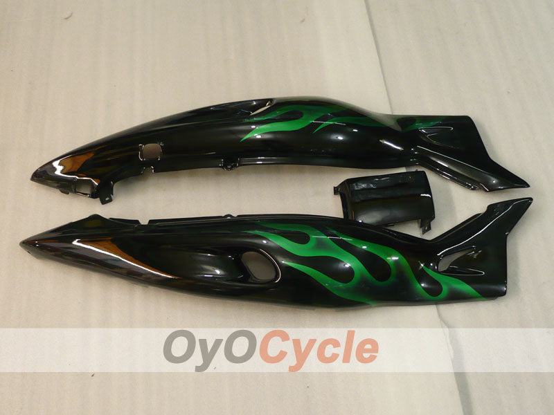 Injection Fairing kit for 97-07 YZF600R - Green, Black - Flame #OYO87906422