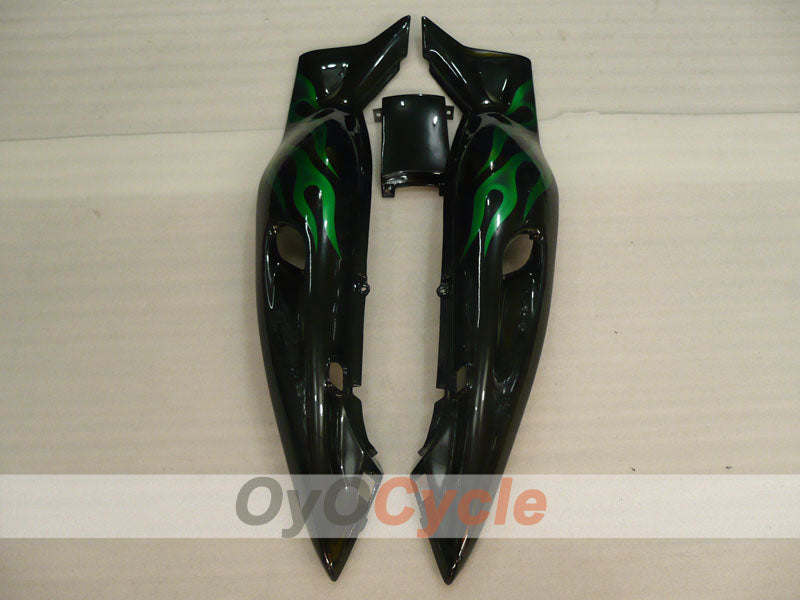 Injection Fairing kit for 97-07 YZF600R - Green, Black - Flame #OYO87906422