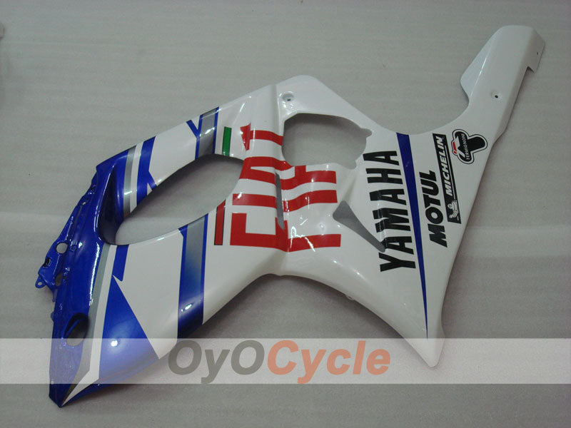 Injection Fairing kit for 97-07 YZF600R - Blue, White - FIAT #OYO87906424