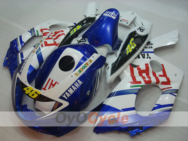 Injection Fairing kit for 97-07 YZF600R - Blue, White - FIAT #OYO87906424 Main image