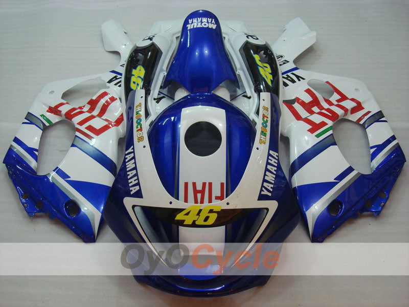Injection Fairing kit for 97-07 YZF600R - Blue, White - FIAT #OYO87906424