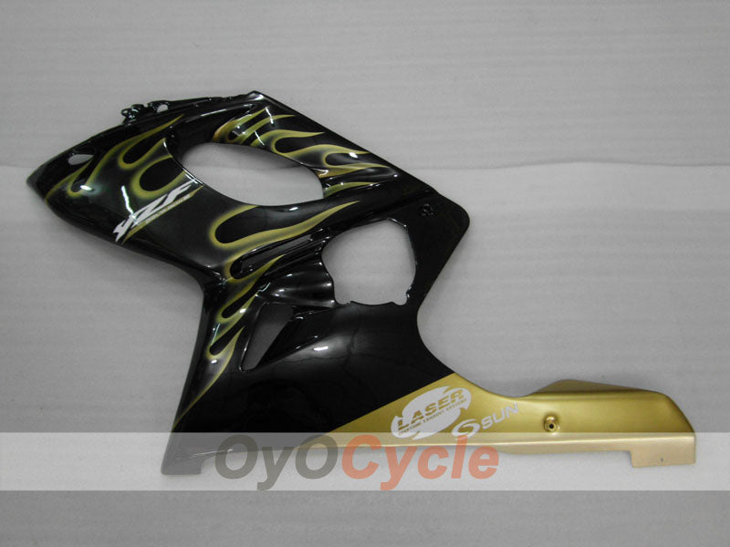 Injection Fairing kit for 97-07 YZF600R - Yellow, Black - Flame #OYO87906425