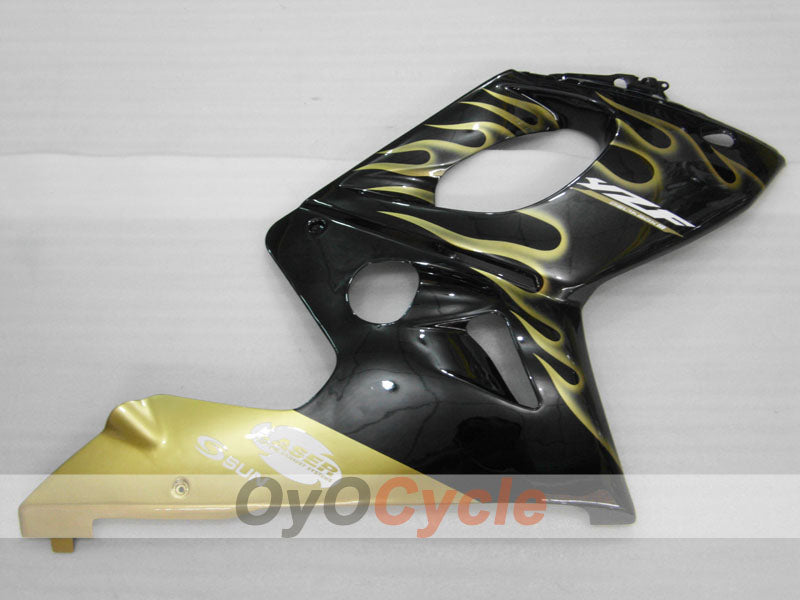 Injection Fairing kit for 97-07 YZF600R - Yellow, Black - Flame #OYO87906425