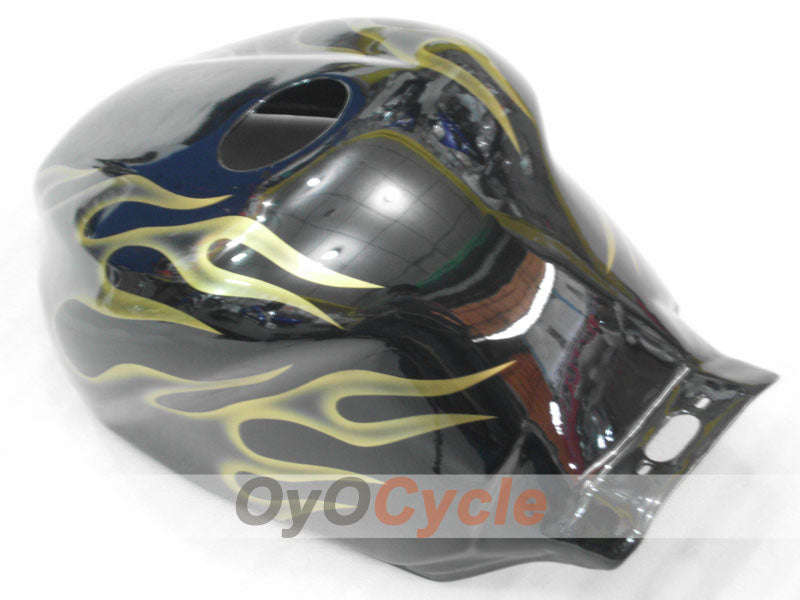 Injection Fairing kit for 97-07 YZF600R - Yellow, Black - Flame #OYO87906425