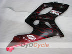 Injection Fairing kit for 97-07 YZF600R - Red, Black - Flame #OYO87906428