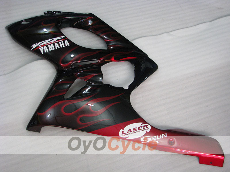 Injection Fairing kit for 97-07 YZF600R - Red, Black - Flame #OYO87906428