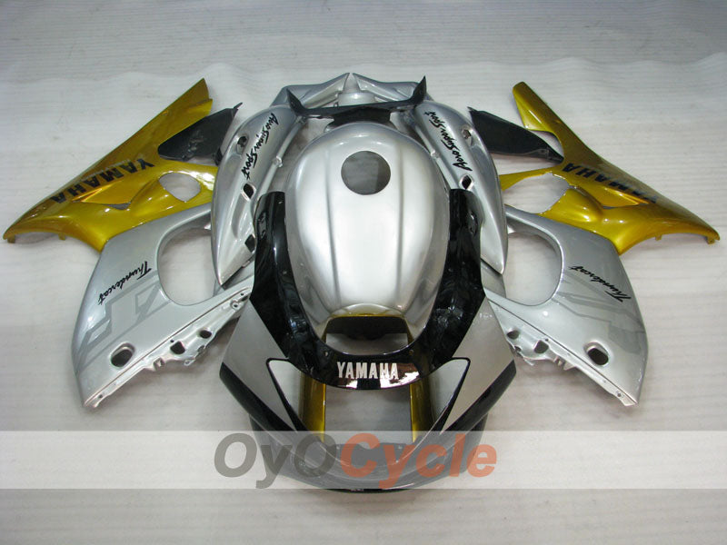 Injection Fairing kit for 97-07 YZF600R - Yellow, Silver - Factory Style #OYO87906429 Secondary image