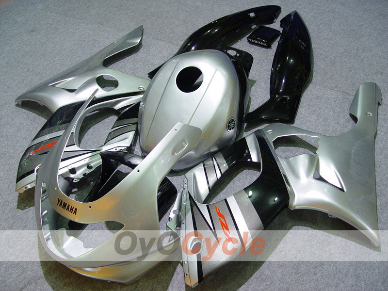Injection Fairing kit for 97-07 YZF600R - Black, Silver - Factory Style #OYO87906430