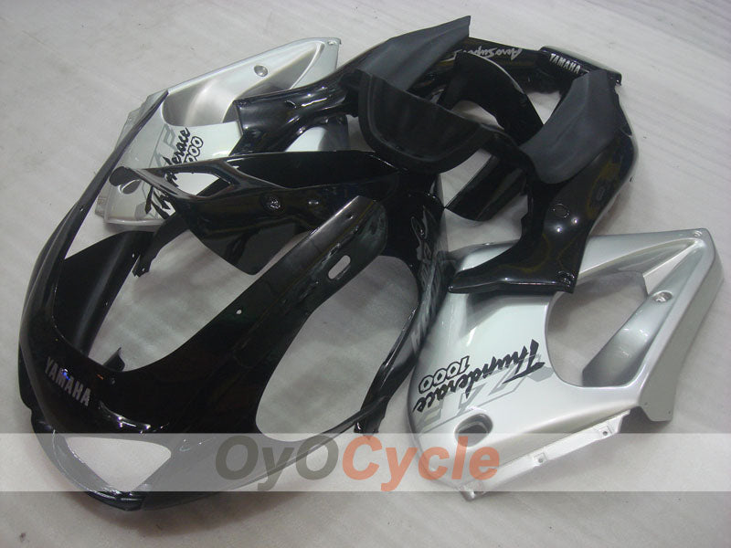 Fairing kit for 97-07 YZF1000R - Black, Silver - Factory Style #OYO87906435 Main image