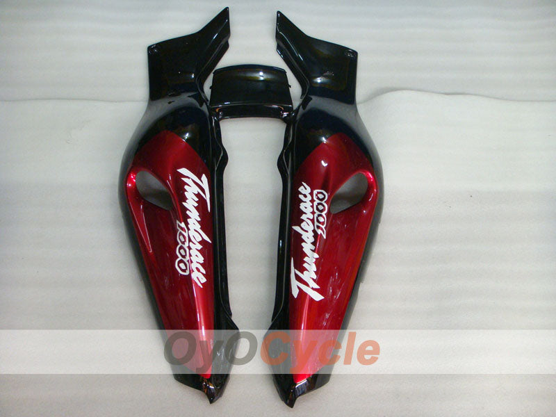 Fairing kit for 97-07 YZF1000R - Red, Black - Flame #OYO87906436