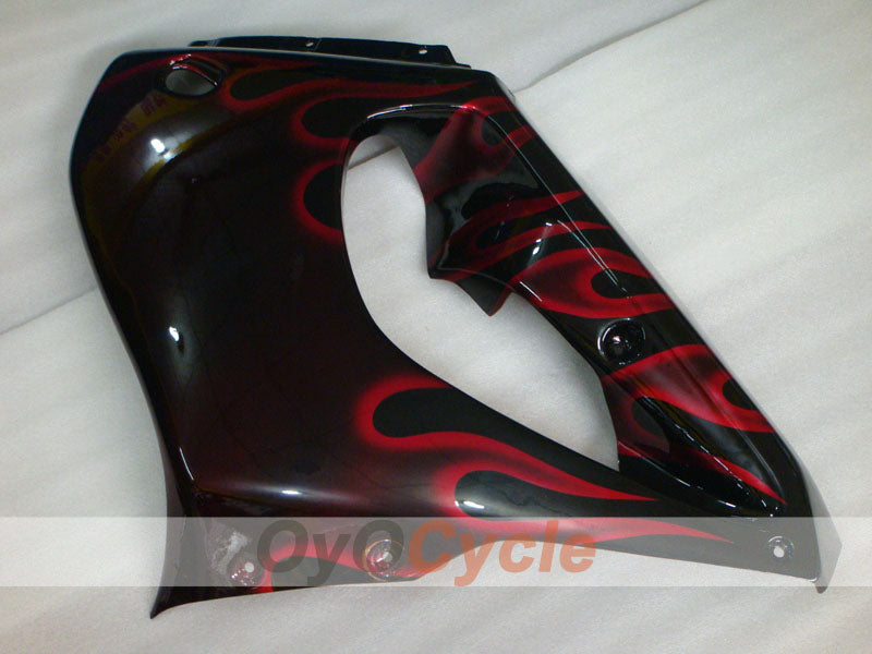 Fairing kit for 97-07 YZF1000R - Red, Black - Flame #OYO87906436