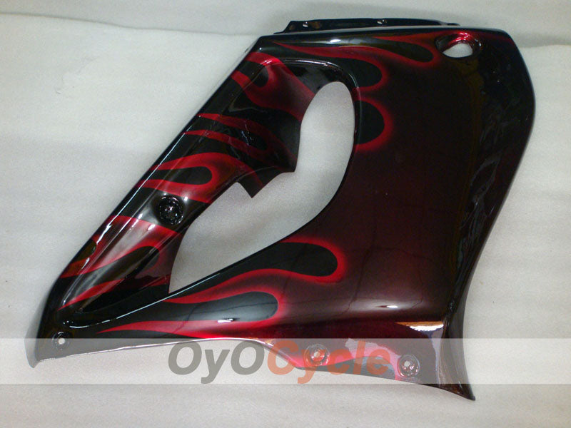 Fairing kit for 97-07 YZF1000R - Red, Black - Flame #OYO87906436