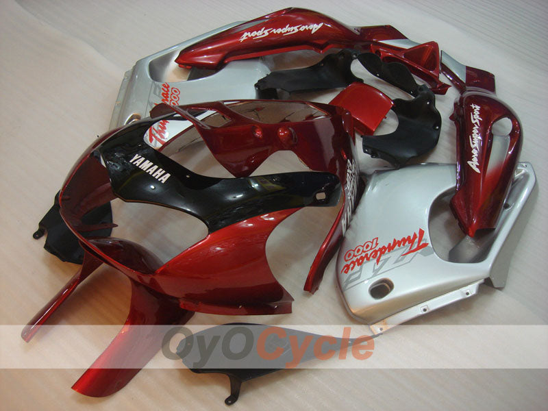 Fairing kit for 97-07 YZF1000R - Red Wine Color, White - Factory Style #OYO87906438