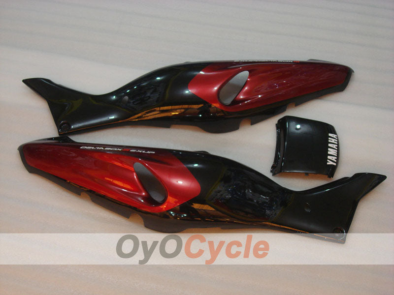 Fairing kit for 97-07 YZF1000R - Red, Black - Flame #OYO87906440