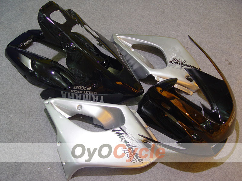 Fairing kit for 97-07 YZF1000R - Black, Silver - Factory Style #OYO87906444 Main image