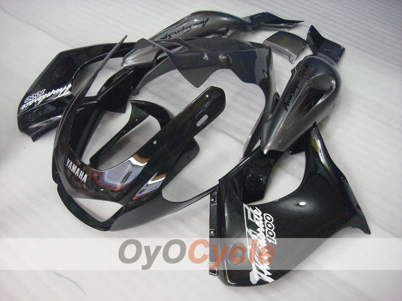 Fairing kit for 97-07 YZF1000R - Black, Grey - Factory Style #OYO87906452 Main image
