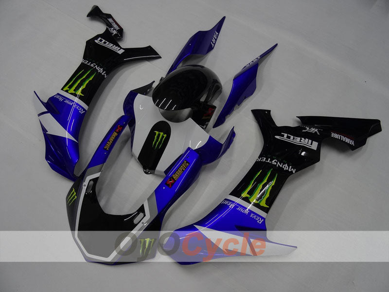 Injection Fairing kit for 15-19 YZF-R1 - Blue, Black - Monster #OYO87906456