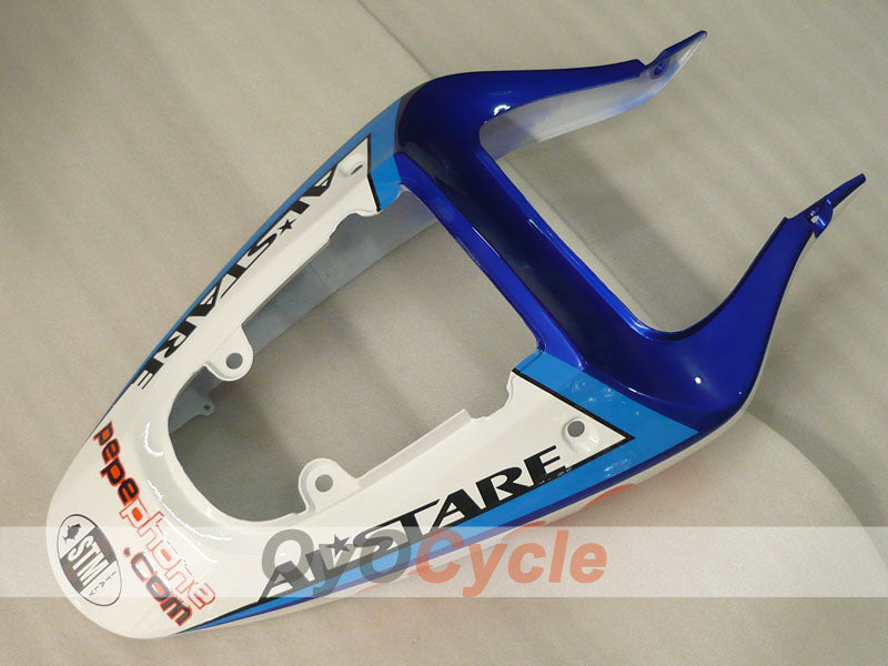 Injection Fairing kit for 00-03 GSX R750 - Blue, White - Dark Dog #OYO87905169