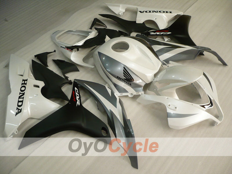 Injection Fairing kit for 07-08 CBR600RR - White, Black - Factory Style #OYO87900389