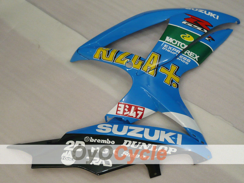 Injection Fairing kit for 08-10 GSX R750 - Blue, Black - Rizla+ #OYO87901455