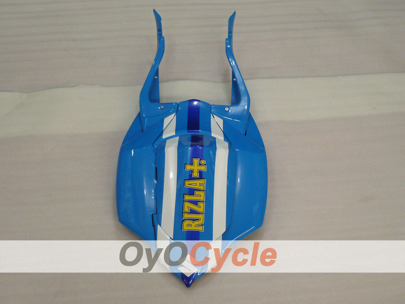 Injection Fairing kit for 08-10 GSX R600 - Blue, Black - Rizla+ #OYO87901673