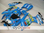 Injection Fairing kit for 08-10 GSX R750 - Blue, Black - Rizla+ #OYO87901455