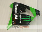 Fairing kit for 02-03 NINJA ZX-9R - Green, Black - Monster #OYO87903051