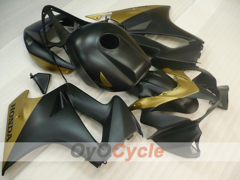 Injection Fairing kit for 02-13 VFR800 - Black, Gold, Matte - Factory Style #OYO87902826 Main image