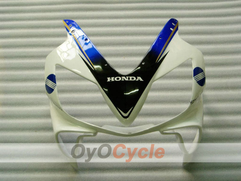 Injection Fairing kit for 01-03 CBR600F4i - White, Black - Konica Minolta, MICHELIN #OYO87900160