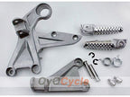 Front Rear Foot Pedal Bracket For Honda 2007-2011 CBR600RR #OYO87903946