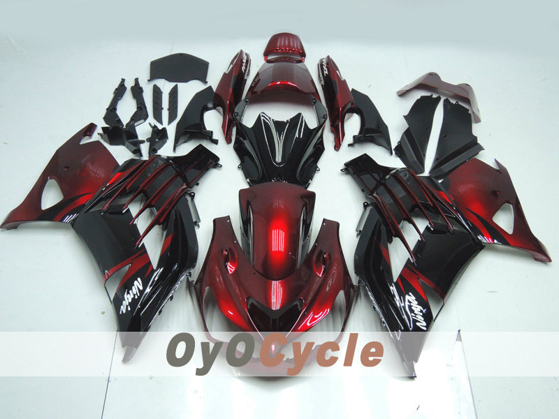 Injection Fairing kit for 12-25 NINJA ZX-14R - Red, Black - Others #OYO87914622