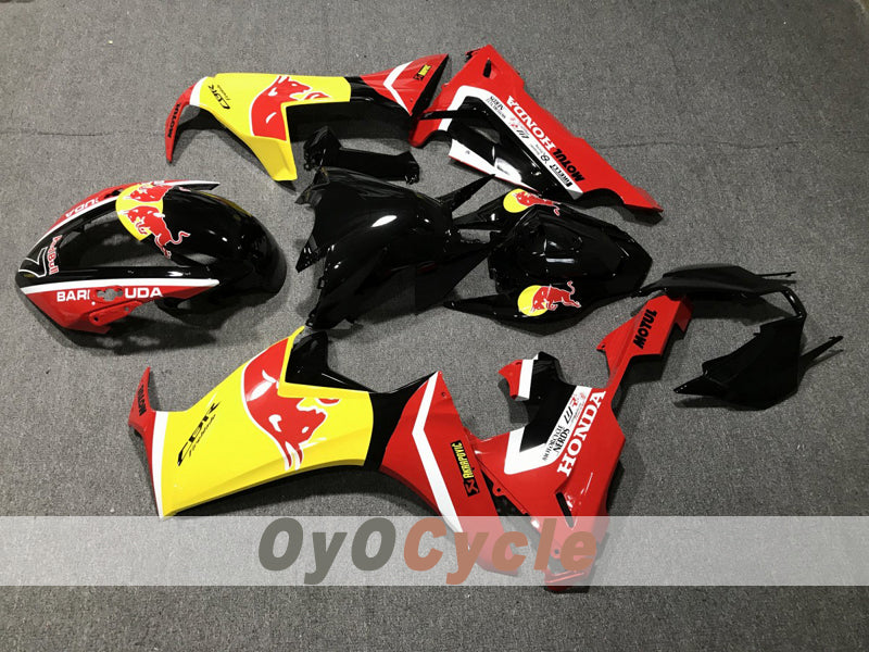 Injection Fairing kit for 17-19 CBR1000RR - Red - Red Bull #OYO87914587