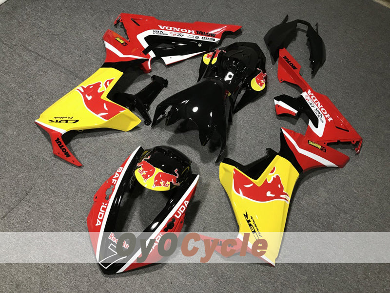 Injection Fairing kit for 17-19 CBR1000RR - Red - Red Bull #OYO87914587