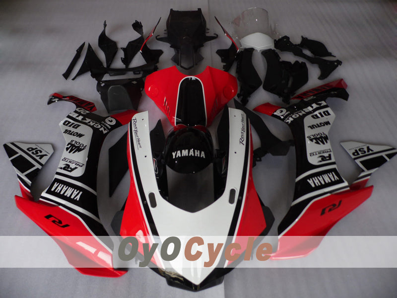 Injection Fairing kit for 15-19 YZF-R1 - Red, White - Factory Style #OYO87914639 Main image