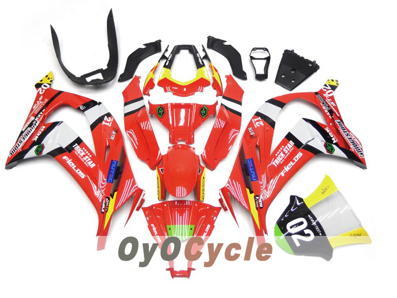 Injection Fairing kit for 16-20 NINJA ZX-10R - Red - Factory Style #OYO87914611 Main image